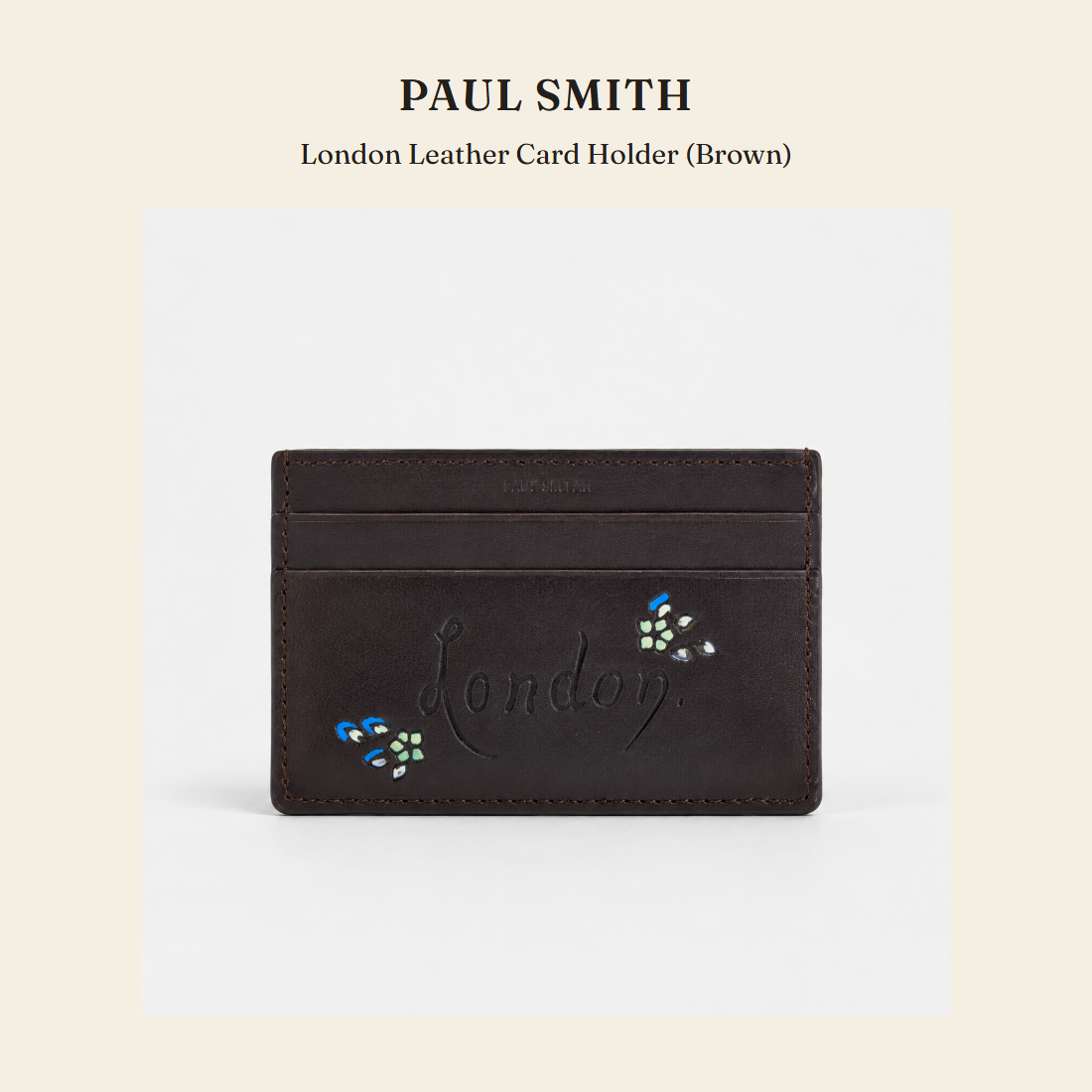 폴 스미스(Paul Smith) London Leather Card Holder (Brown) 지갑 - 영국 정품 직수입 | Lhea UK(레아영국)