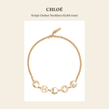 클로에(Chloé) Script Choker Necklace (Gold-tone) 주얼리 - 영국 정품 직수입 | Lhea UK(레아영국)