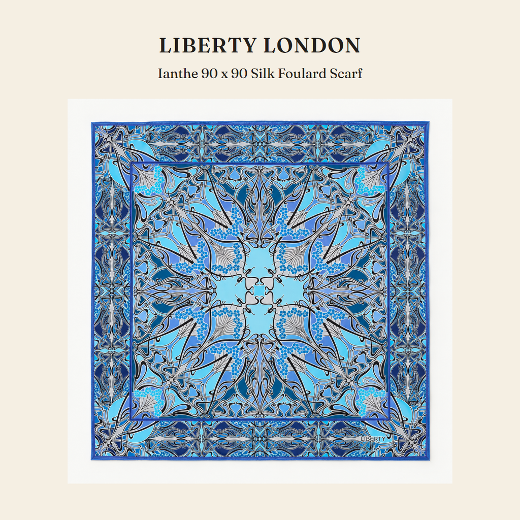 리버티 런던(Liberty London) Ianthe 90 x 90 Silk Foulard Scarf 스카프 - 영국 정품 직수입 | Lhea UK(레아영국)