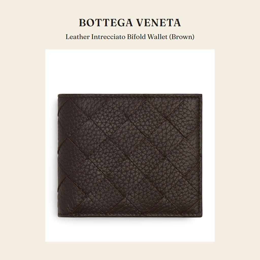 보테가 베네타(Bottega Veneta) Leather Intrecciato Bifold Wallet (Brown) 지갑 - 영국 정품 직수입 | Lhea UK(레아영국)