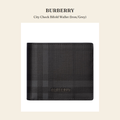 버버리(Burberry) City Check Bifold Wallet (Iron/Grey) 지갑 - 영국 정품 직수입 | Lhea UK(레아영국)