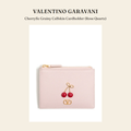 발렌티노 가라바니(Valentino Garavani) Cherryfic Grainy Calfskin Cardholder (Rose Quartz) 지갑 - 영국 정품 직수입 | Lhea UK(레아영국)