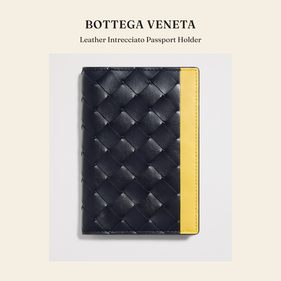 보테가 베네타(Bottega Veneta) Leather Intrecciato Passport Holder 스몰레더굿즈 - 영국 정품 직수입 | Lhea UK(레아영국)