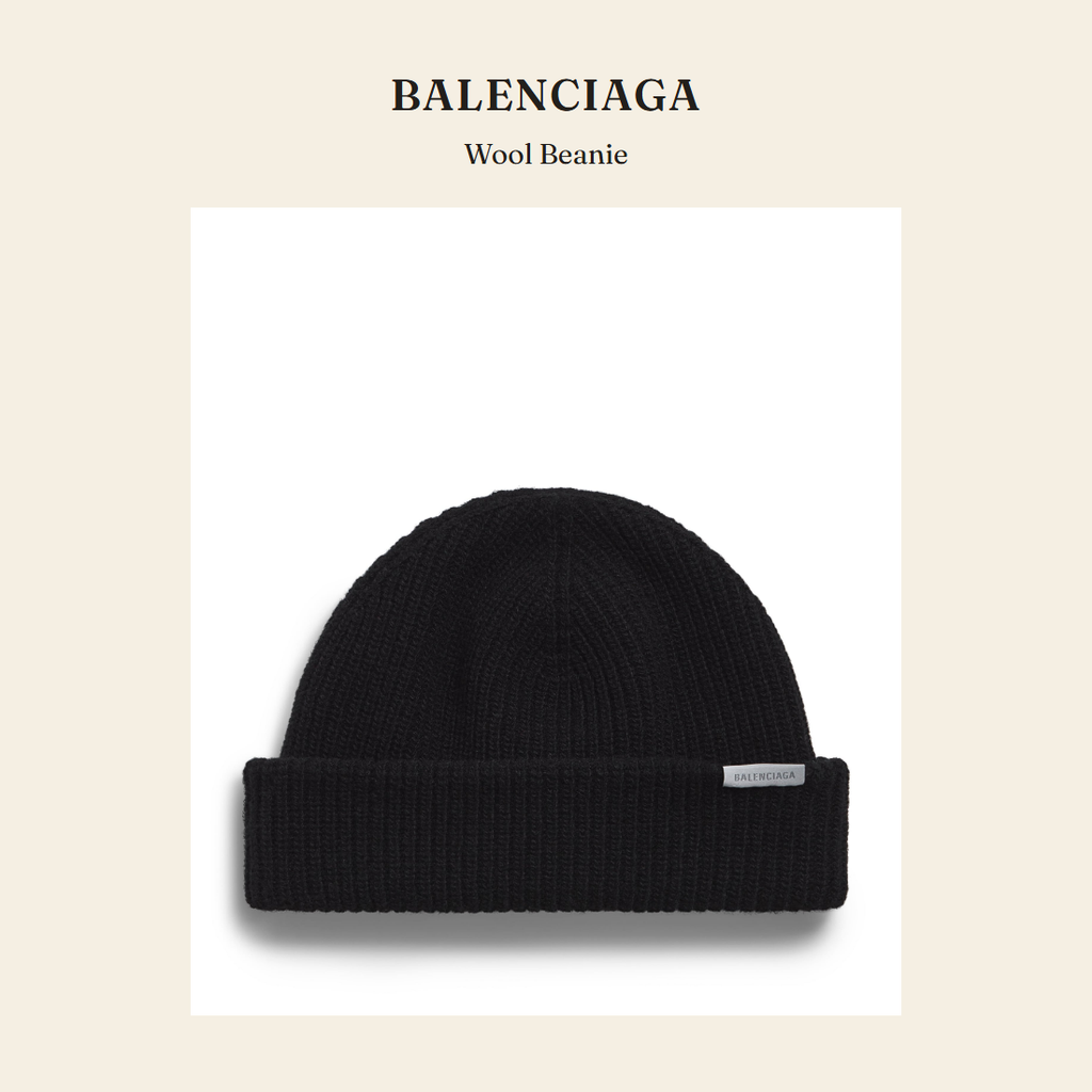 발렌시아가(Balenciaga) Wool Beanie 모자 - 영국 정품 직수입 | Lhea UK(레아영국)