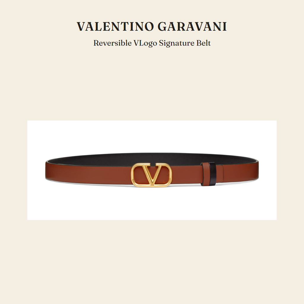 발렌티노 가라바니(Valentino Garavani) Reversible VLogo Signature Belt 벨트 - 영국 정품 직수입 | Lhea UK(레아영국)