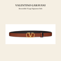 발렌티노 가라바니(Valentino Garavani) Reversible VLogo Signature Belt 벨트 - 영국 정품 직수입 | Lhea UK(레아영국)