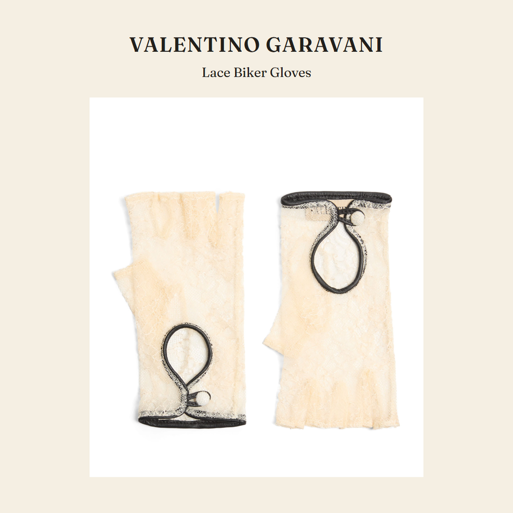 발렌티노 가라바니(Valentino Garavani) Lace Biker Gloves 장갑 - 영국 정품 직수입 | Lhea UK(레아영국)