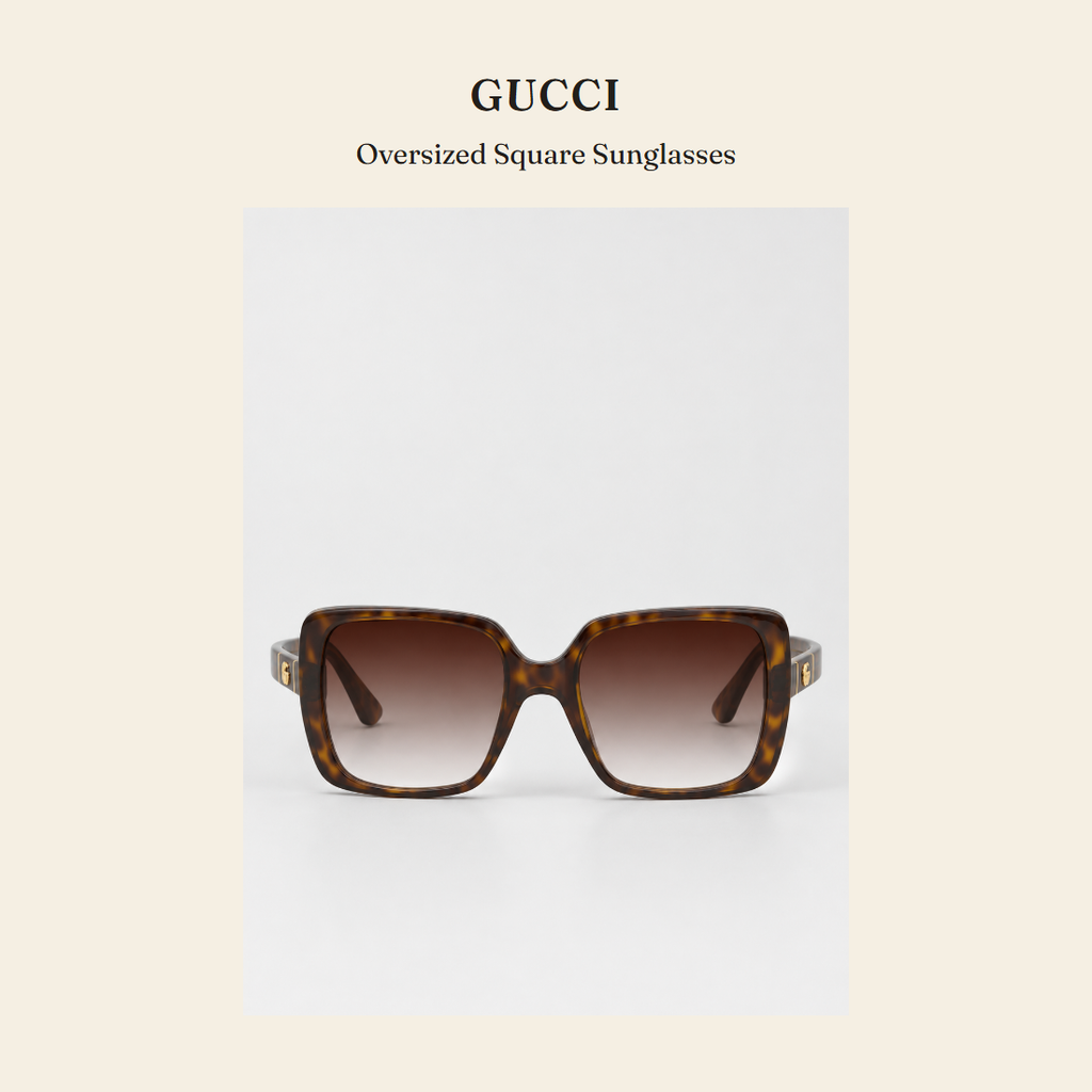 구찌(Gucci) Oversized Square Sunglasses 선글라스 - 영국 정품 직수입 | Lhea UK(레아영국)