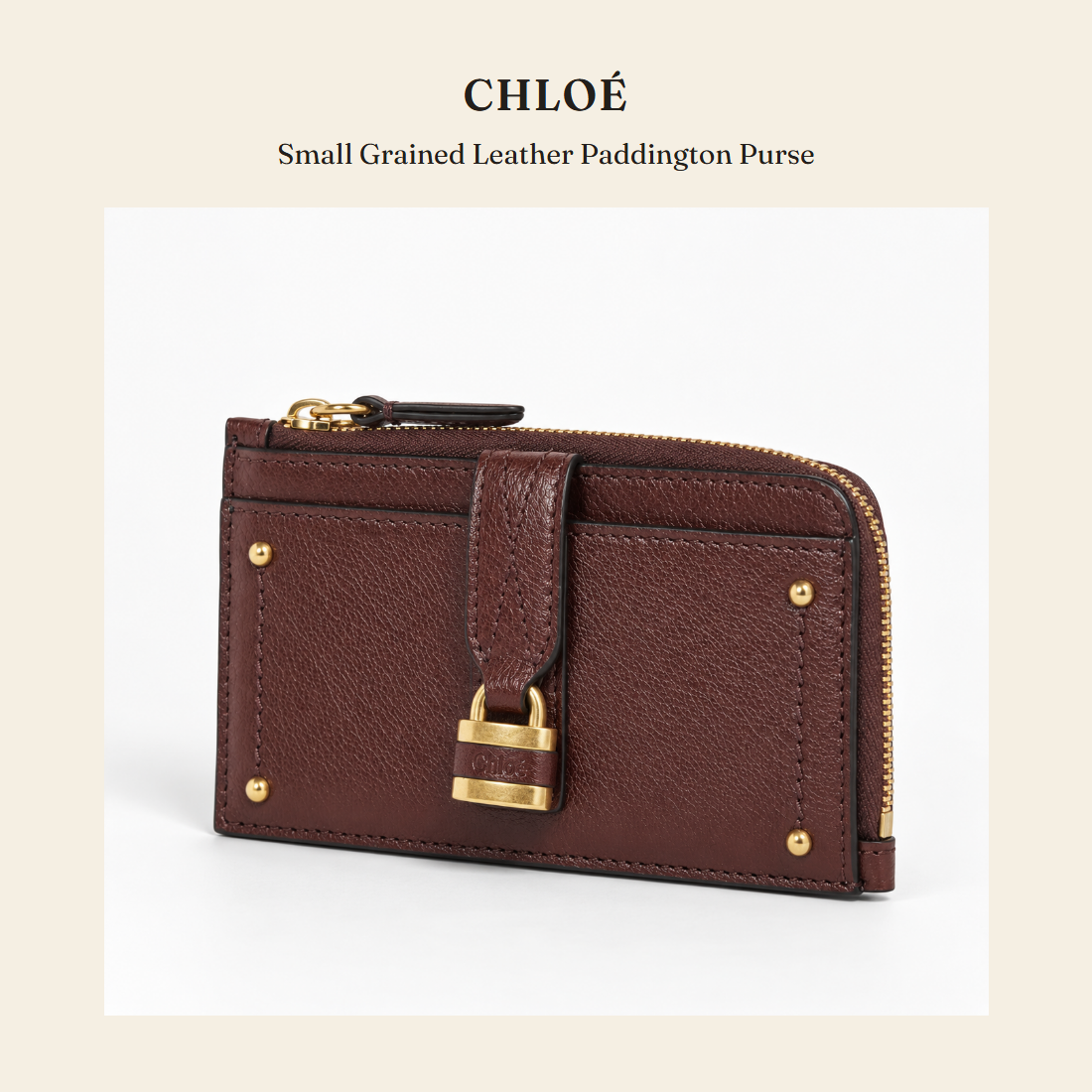 클로에(Chloé) Small Grained Leather Paddington Purse - 영국 정품 직수입 | Lhea UK(레아영국)