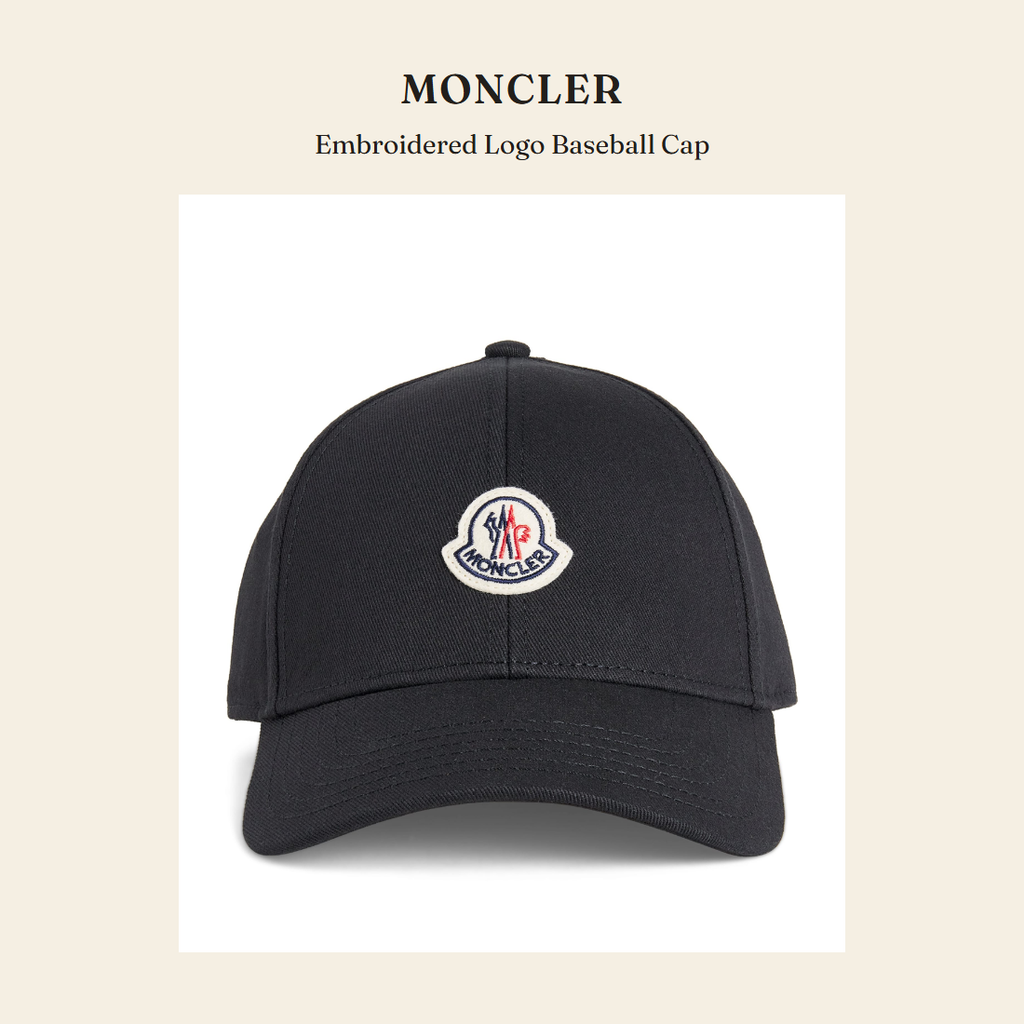 몽클레르(Moncler) Embroidered Logo Baseball Cap 모자 - 영국 정품 직수입 | Lhea UK(레아영국)