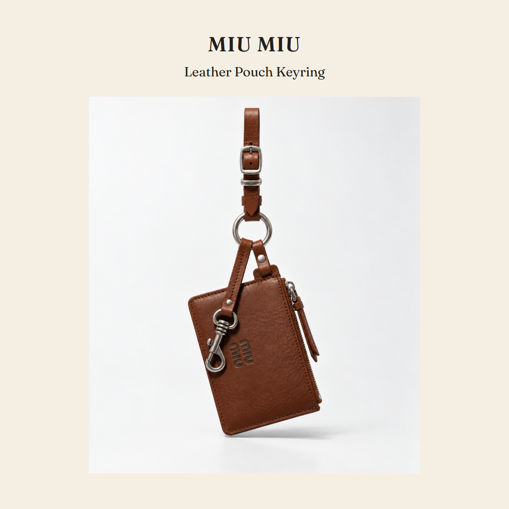 미우미우(Miu Miu) Leather Pouch Keyring - 영국 정품 직수입 | Lhea UK(레아영국)
