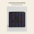 비비안 웨스트우드(Vivienne Westwood) Stripe Bifold Wallet (Blue) 지갑 - 영국 정품 직수입 | Lhea UK(레아영국)
