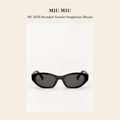 미우미우(Miu Miu) MU A03S Branded Acetate Sunglasses (Black) 선글라스 - 영국직구 정품 | 레아영국
