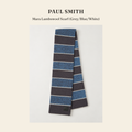 폴 스미스(Paul Smith) Mara Lambswool Scarf (Grey/Blue/White) 스카프 - 영국직구 정품 | 레아영국