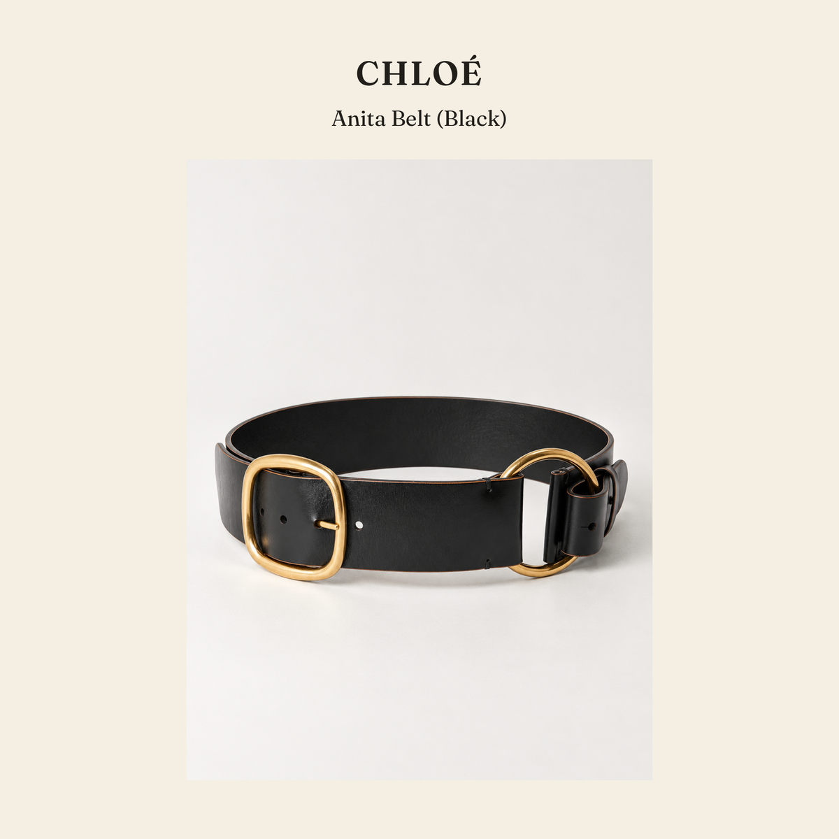 클로에(Chloé) Anita Belt (Black) 벨트 - 영국직구 정품 | 레아영국