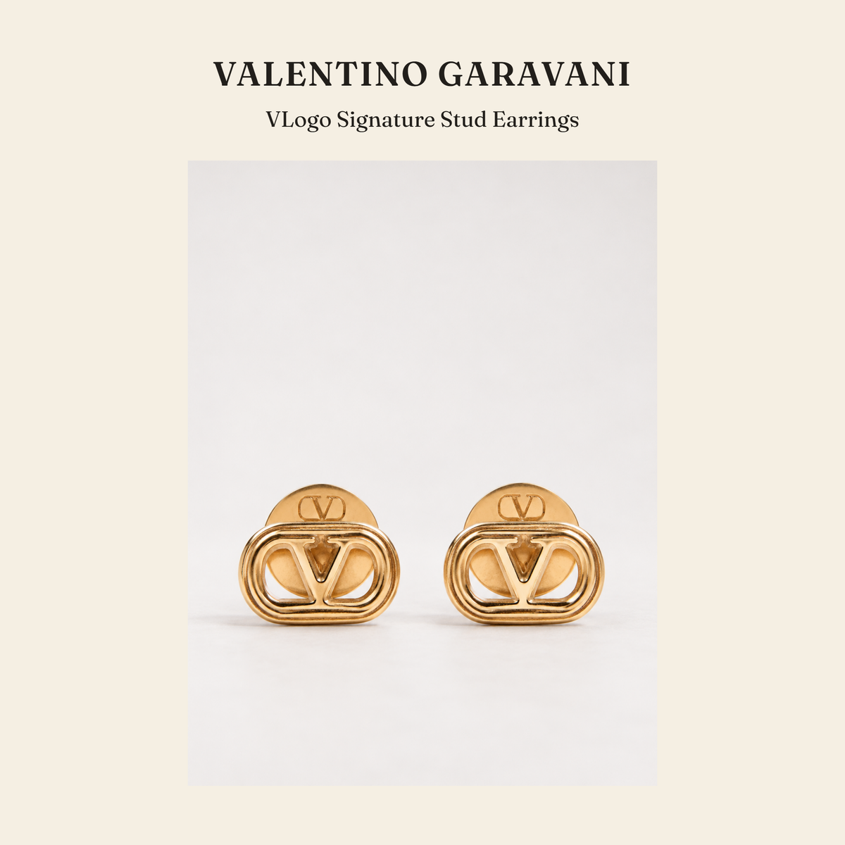 발렌티노 가라바니(Valentino Garavani) VLogo Signature Stud Earrings - 영국직구 정품 | 레아영국