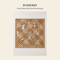 버버리(Burberry) Check Mates Silk Scarf (Finch Beige) 스카프 - 영국직구 정품 | 레아영국