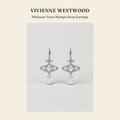 비비안 웨스트우드(Vivienne Westwood) Platinum-Tone Olympia Drop Earrings - 영국직구 정품 | 레아영국