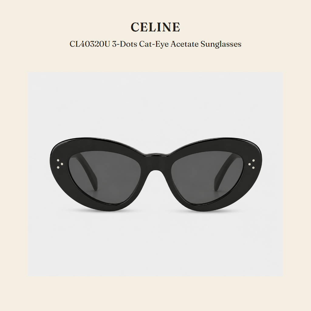 셀린느(Celine) CL40320U 3-Dots Cat-Eye Acetate Sunglasses 선글라스 - 영국 정품 직수입 | Lhea UK(레아영국)