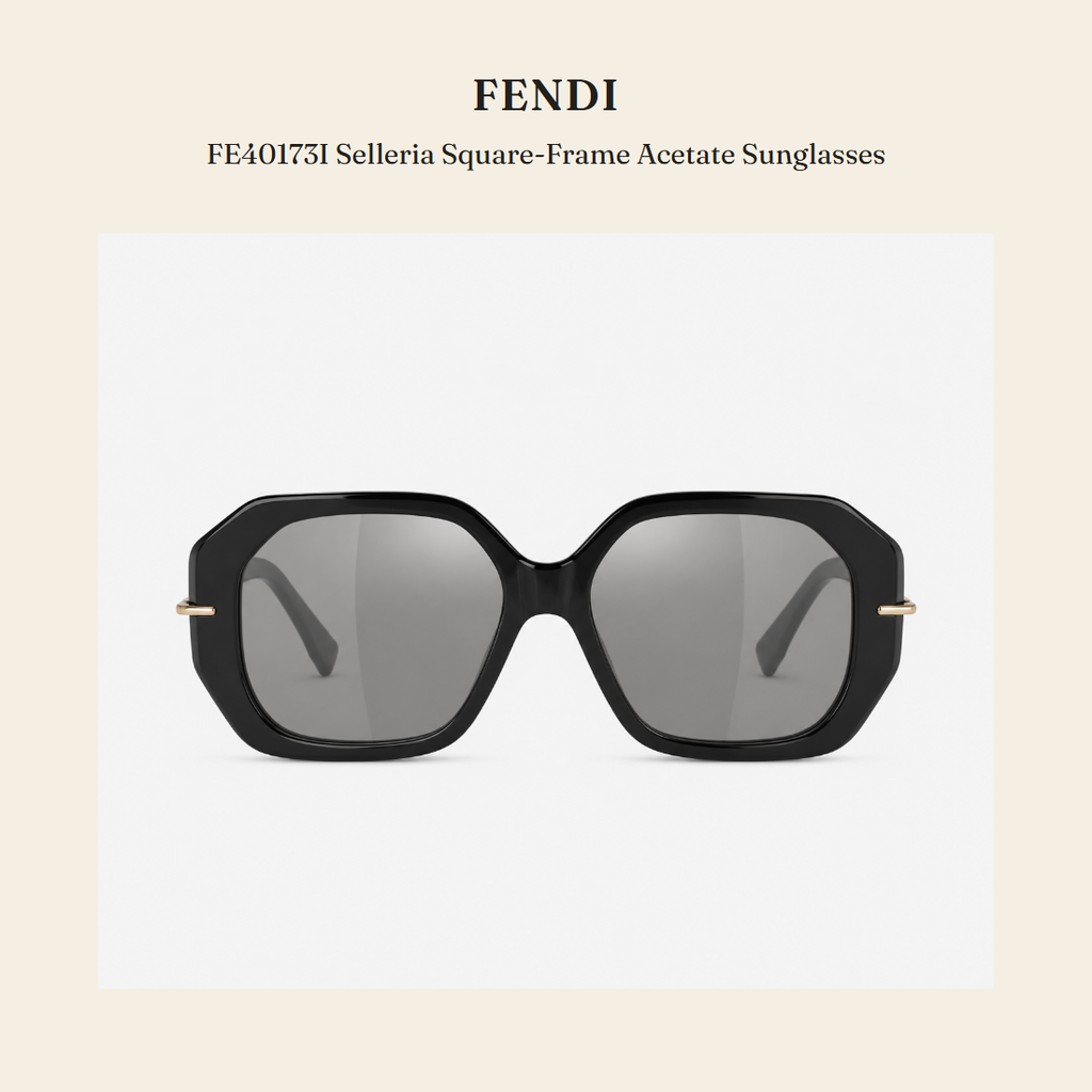 펜디(Fendi) FE40173I Selleria Square-Frame Acetate Sunglasses 선글라스 - 영국 정품 직수입 | Lhea UK(레아영국)