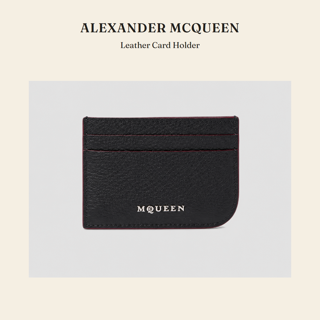 알렉산더 맥퀸(Alexander McQueen) Leather Card Holder 지갑 - 영국 정품 직수입 | Lhea UK(레아영국)
