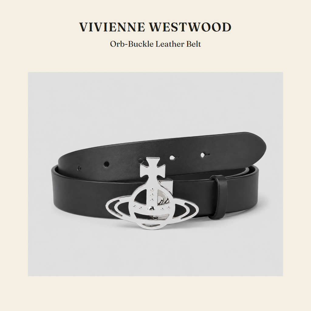 비비안 웨스트우드(Vivienne Westwood) Orb-Buckle Leather Belt 벨트 - 영국 정품 직수입 | Lhea UK(레아영국)