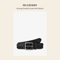 멀버리(Mulberry) Heritage Braided Leather Belt (Black) 벨트 - 영국 정품 직수입 | Lhea UK(레아영국)
