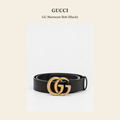 구찌(Gucci) GG Marmont Belt (Black) 벨트 - 영국 정품 직수입 | Lhea UK(레아영국)