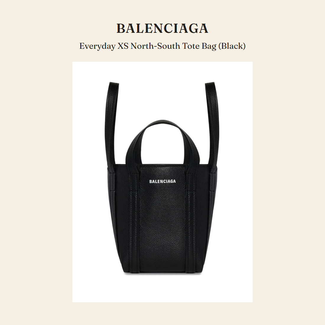 발렌시아가(Balenciaga) Everyday XS North-South Tote Bag (Black) 토트백 - 영국 정품 직수입 | Lhea UK(레아영국)