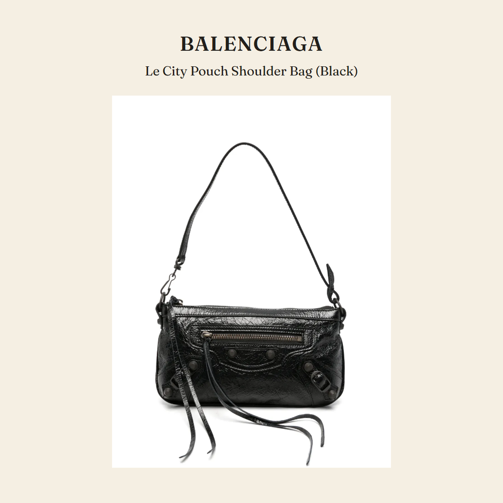 발렌시아가(Balenciaga) Le City Pouch Shoulder Bag (Black) 숄더백 - 영국 정품 직수입 | Lhea UK(레아영국)