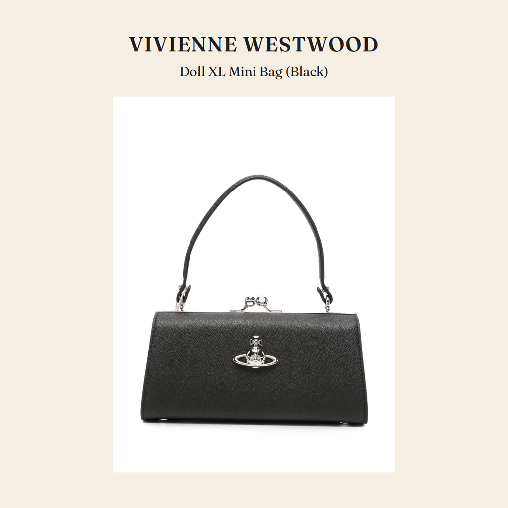비비안 웨스트우드(Vivienne Westwood) Doll XL Mini Bag (Black) - 영국 정품 직수입 | Lhea UK(레아영국)