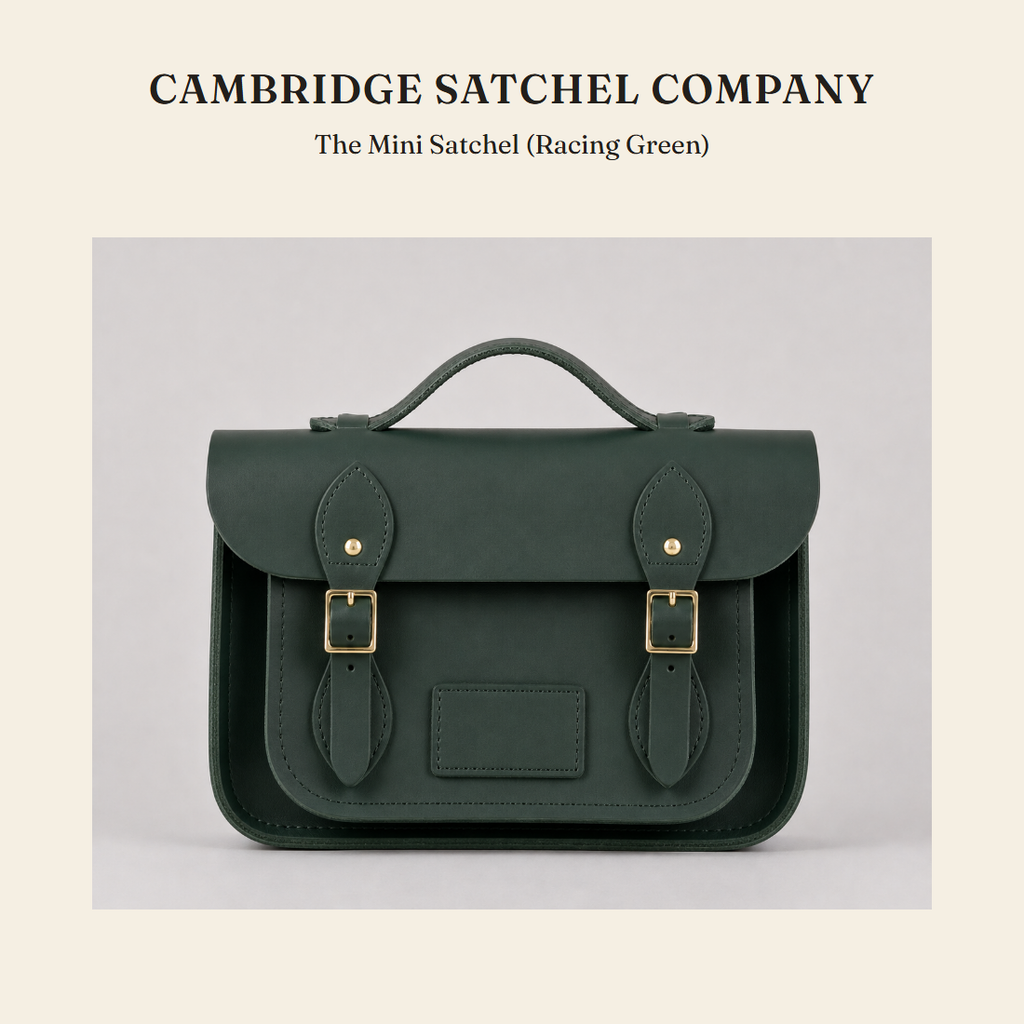 케임브리지 새첼 컴퍼니(Cambridge Satchel Company) The Mini Satchel (Racing Green) 미니 새첼 - 영국 정품 직수입 | Lhea UK(레아영국)