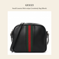 구찌(Gucci) Small Lunetta Web-stripe Crossbody Bag (Black) 크로스바디백 - 영국 정품 직수입 | Lhea UK(레아영국)