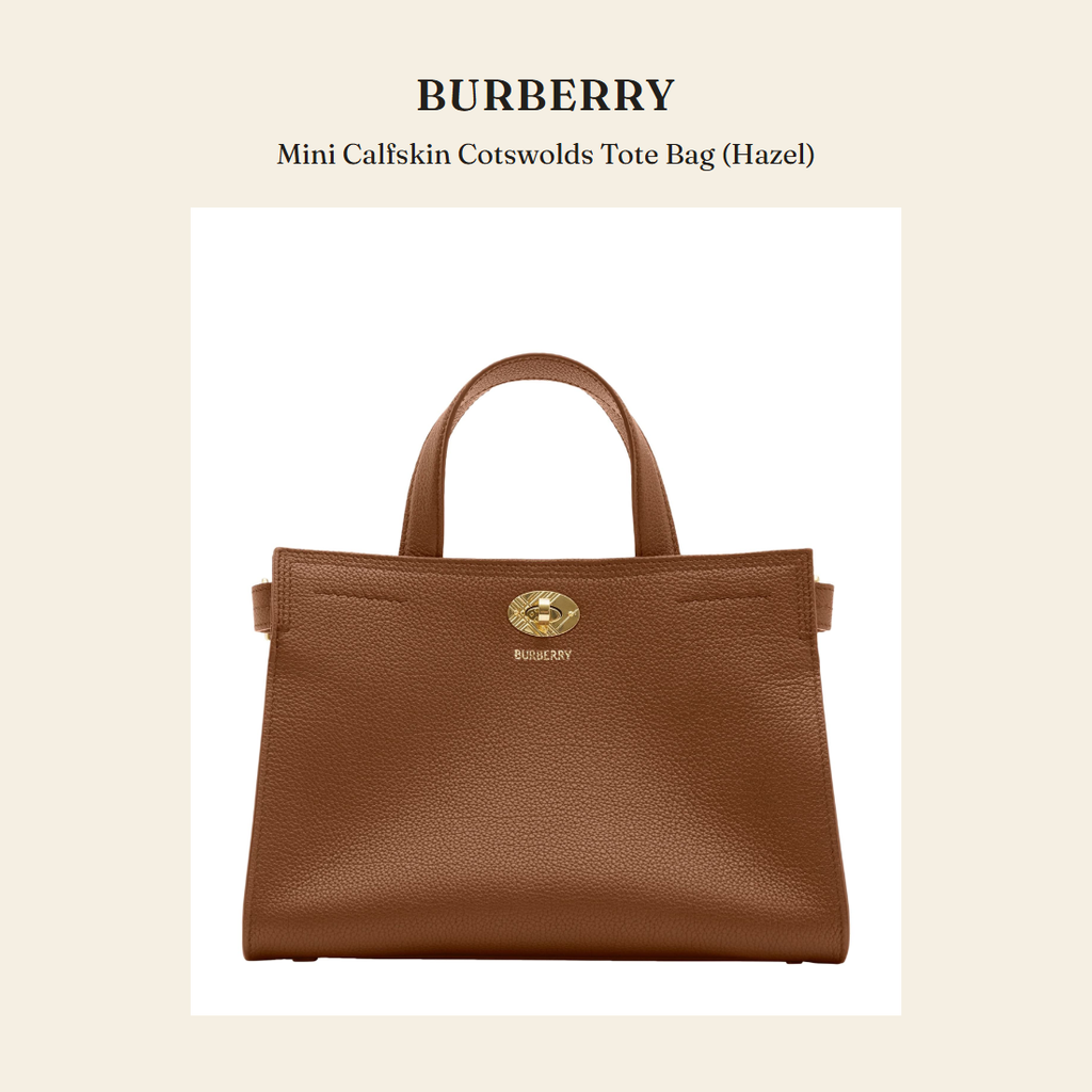 버버리(Burberry) Mini Calfskin Cotswolds Tote Bag (Hazel) 토트백 - 영국 정품 직수입 | Lhea UK(레아영국)