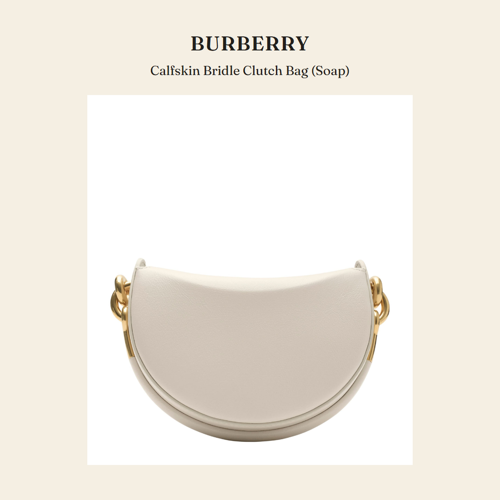 버버리(Burberry) Calfskin Bridle Clutch Bag (Soap) - 영국 정품 직수입 | Lhea UK(레아영국)