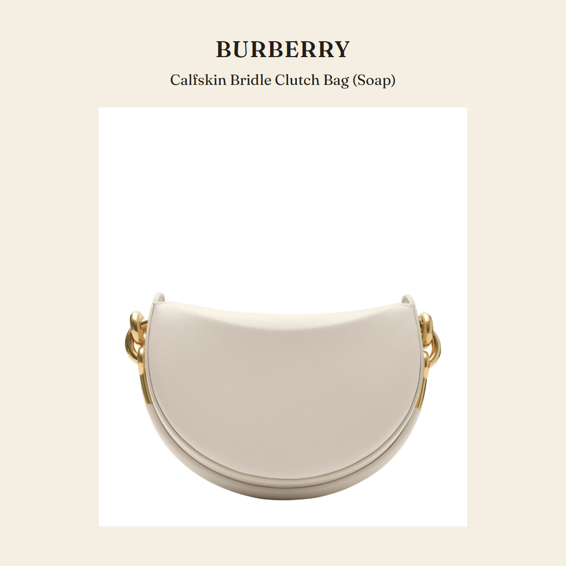 버버리(Burberry) Calfskin Bridle Clutch Bag (Soap) - 영국 정품 직수입 | Lhea UK(레아영국)