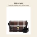 버버리(Burberry) Check Note Cross-Body Bag (Chocolate brown) - 영국 정품 직수입 | Lhea UK(레아영국)