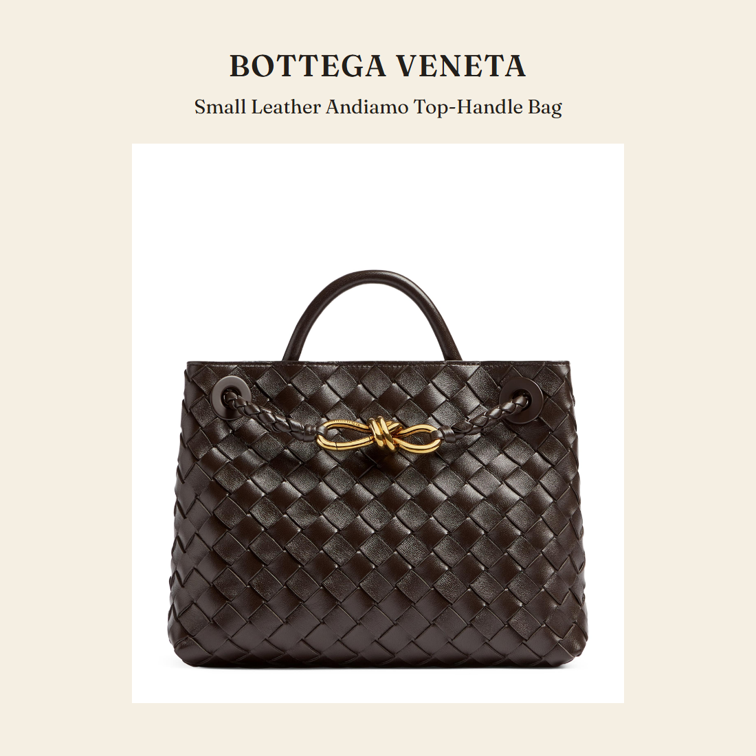 보테가 베네타(Bottega Veneta) Small Leather Andiamo Top-Handle Bag - 영국 정품 직수입 | Lhea UK(레아영국)
