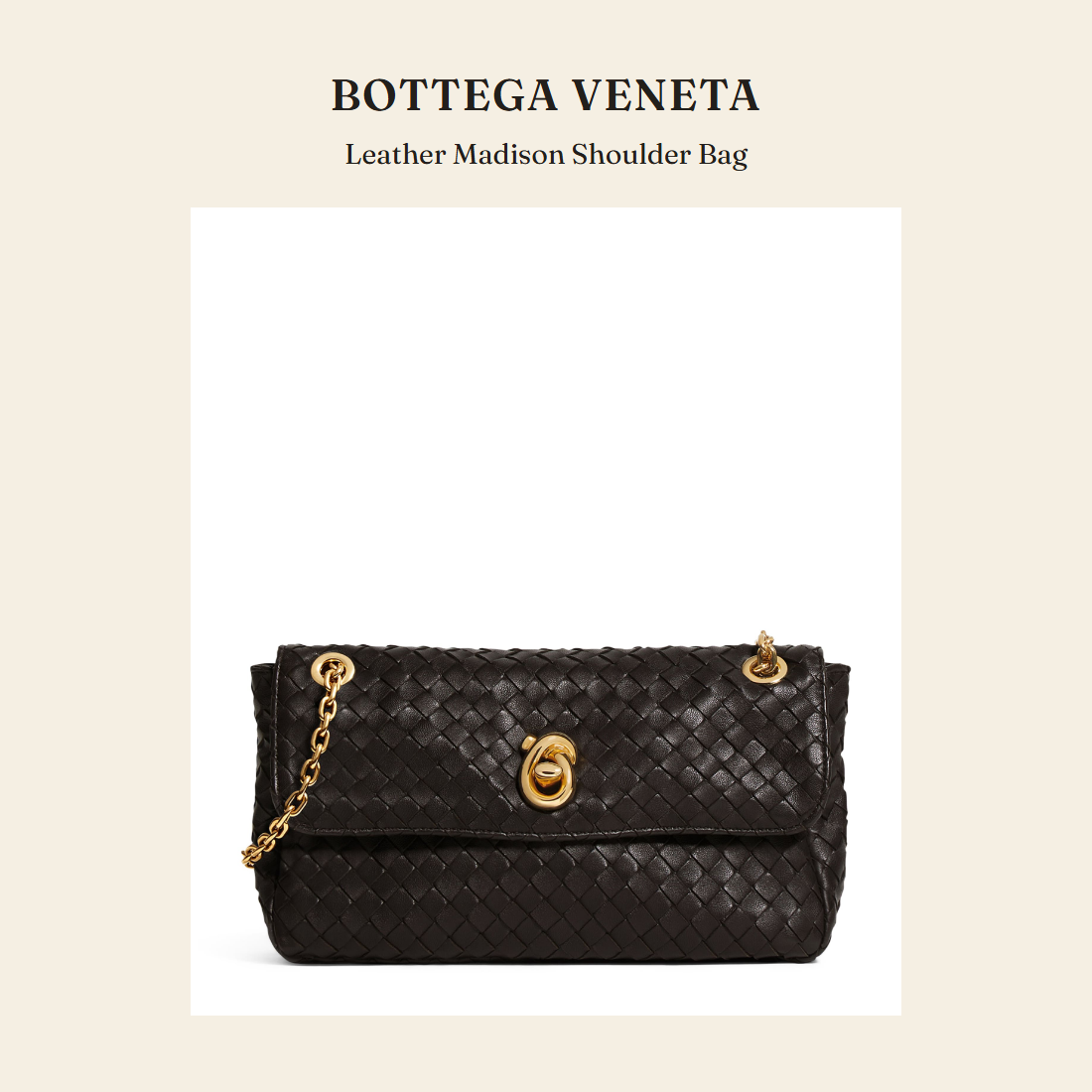 보테가 베네타(Bottega Veneta) Leather Madison Shoulder Bag 숄더백 - 영국 정품 직수입 | Lhea UK(레아영국)