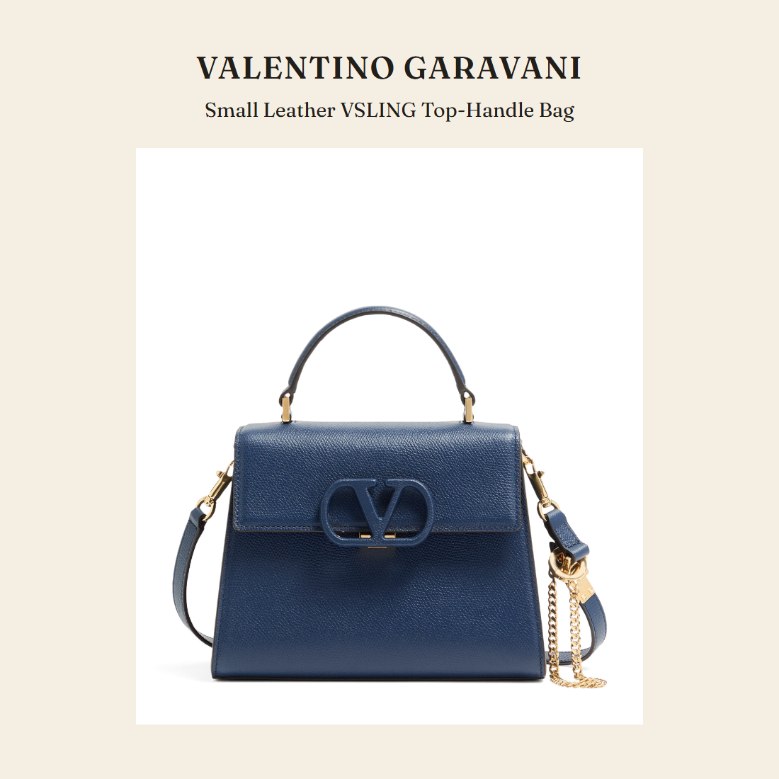 발렌티노 가라바니(Valentino Garavani) Small Leather VSLING Top-Handle Bag - 영국 정품 직수입 | Lhea UK(레아영국)