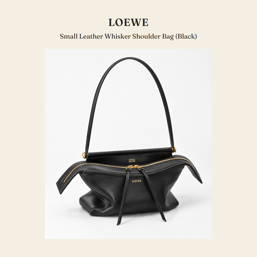 로에베(Loewe) Small Leather Whisker Shoulder Bag (Black) 숄더백 - 영국 정품 직수입 | Lhea UK(레아영국)