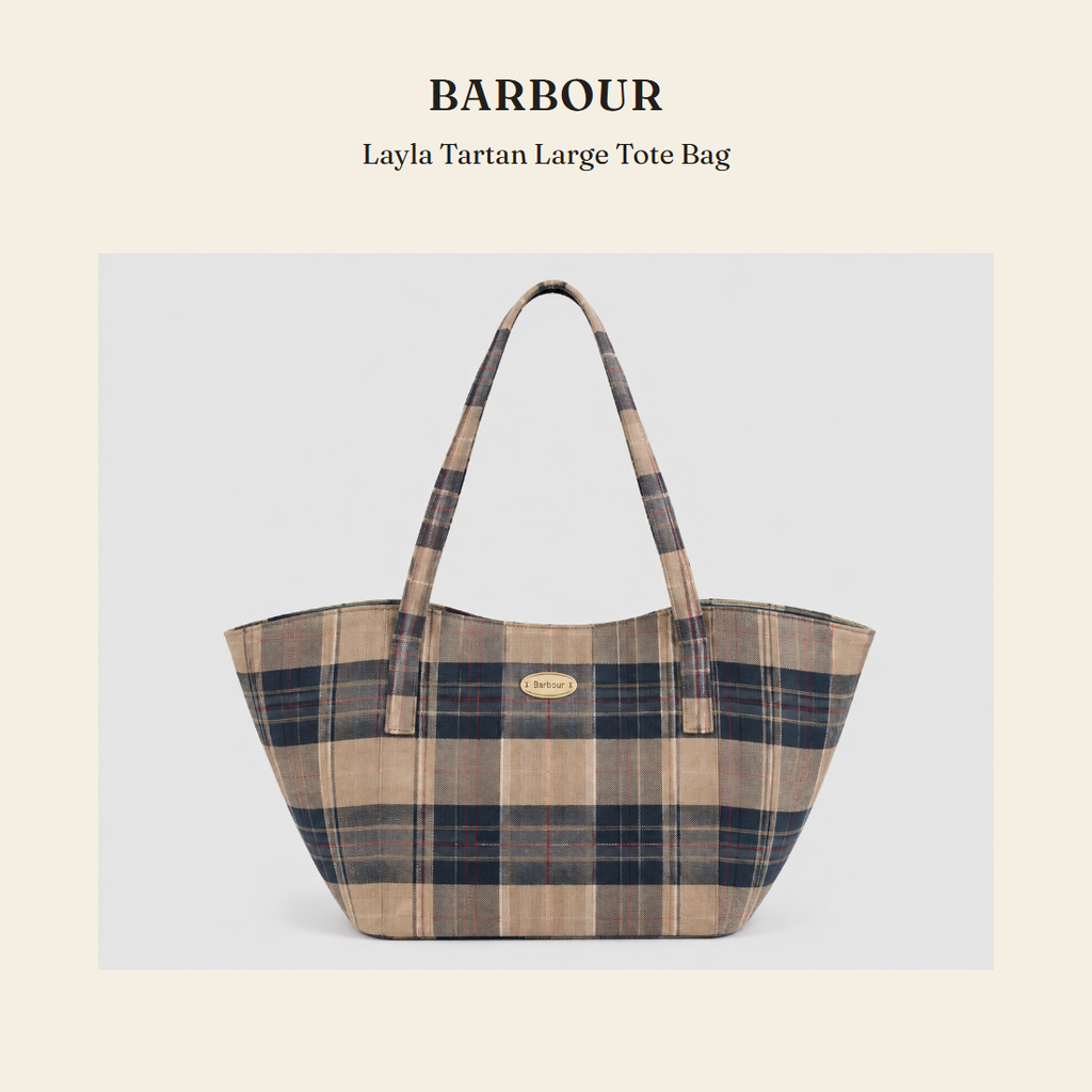 바버(Barbour) Layla Tartan Large Tote Bag 토트백 - 영국 정품 직수입 | Lhea UK(레아영국)
