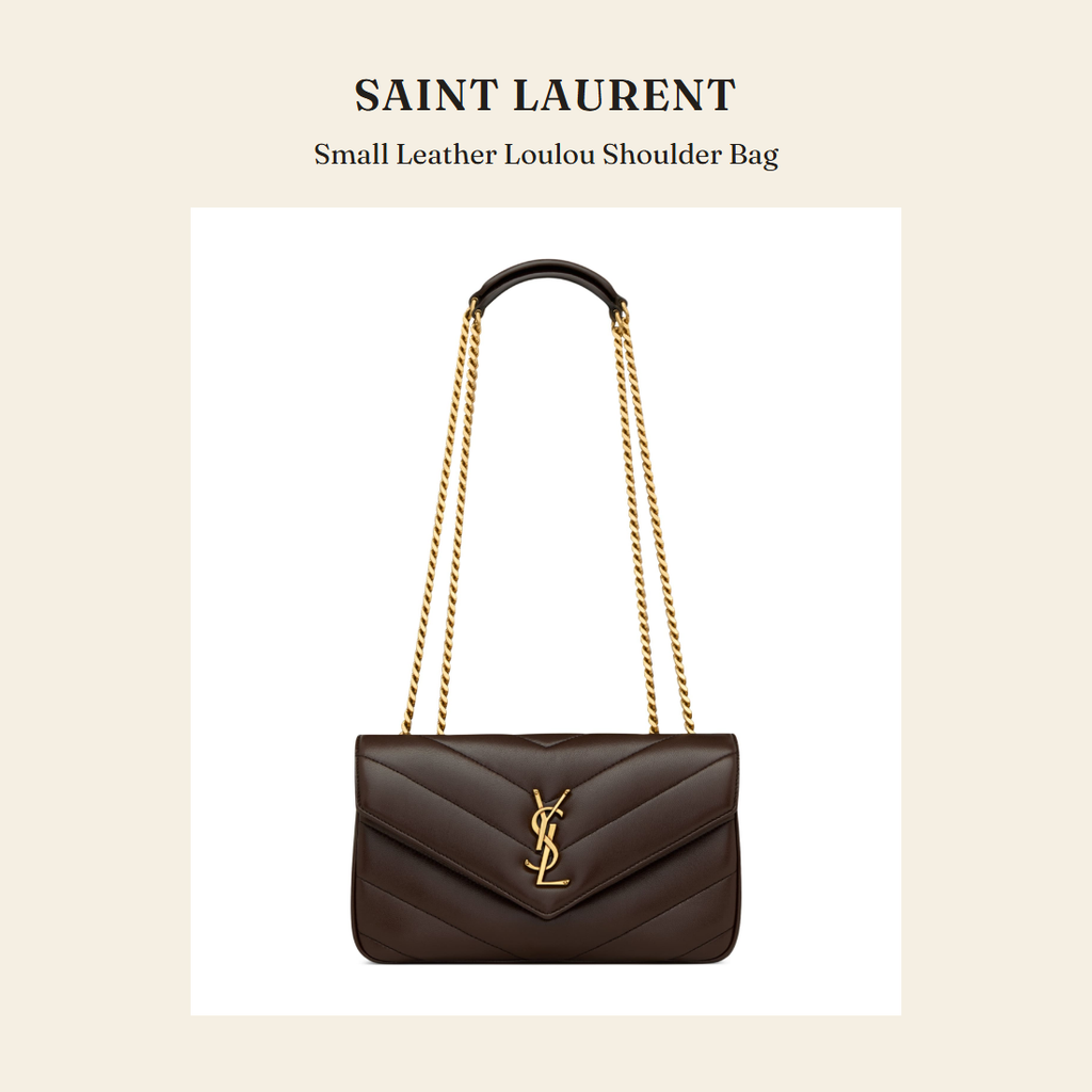 생로랑(Saint Laurent) Small Leather Loulou Shoulder Bag 숄더백 - 영국 정품 직수입 | Lhea UK(레아영국)