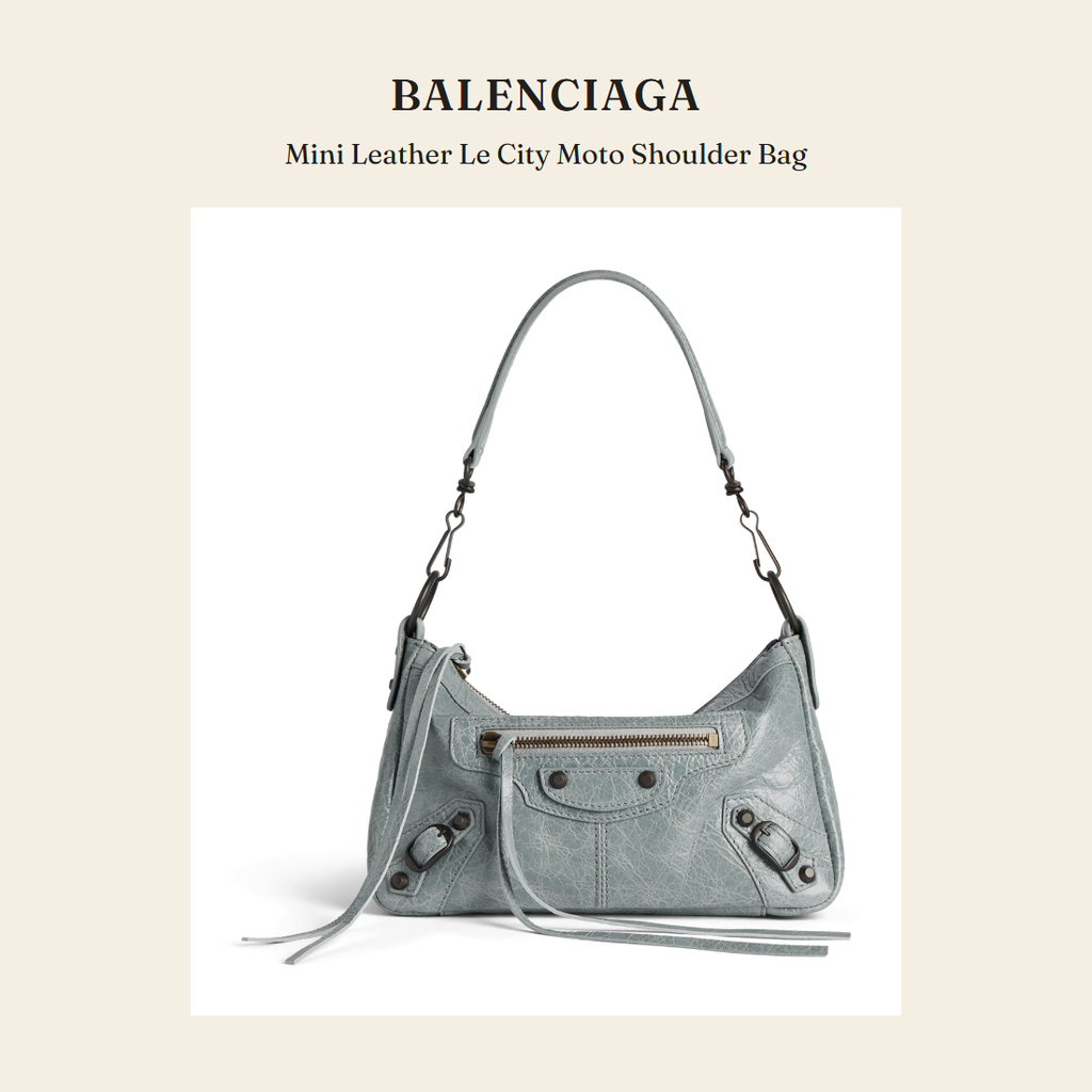 발렌시아가(Balenciaga) Mini Leather Le City Moto Shoulder Bag 숄더백 - 영국 정품 직수입 | Lhea UK(레아영국)