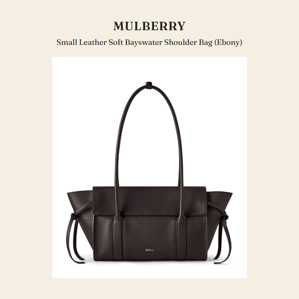 멀버리(Mulberry) Small Leather Soft Bayswater Shoulder Bag (Ebony) 숄더백 - 영국 정품 직수입 | Lhea UK(레아영국)