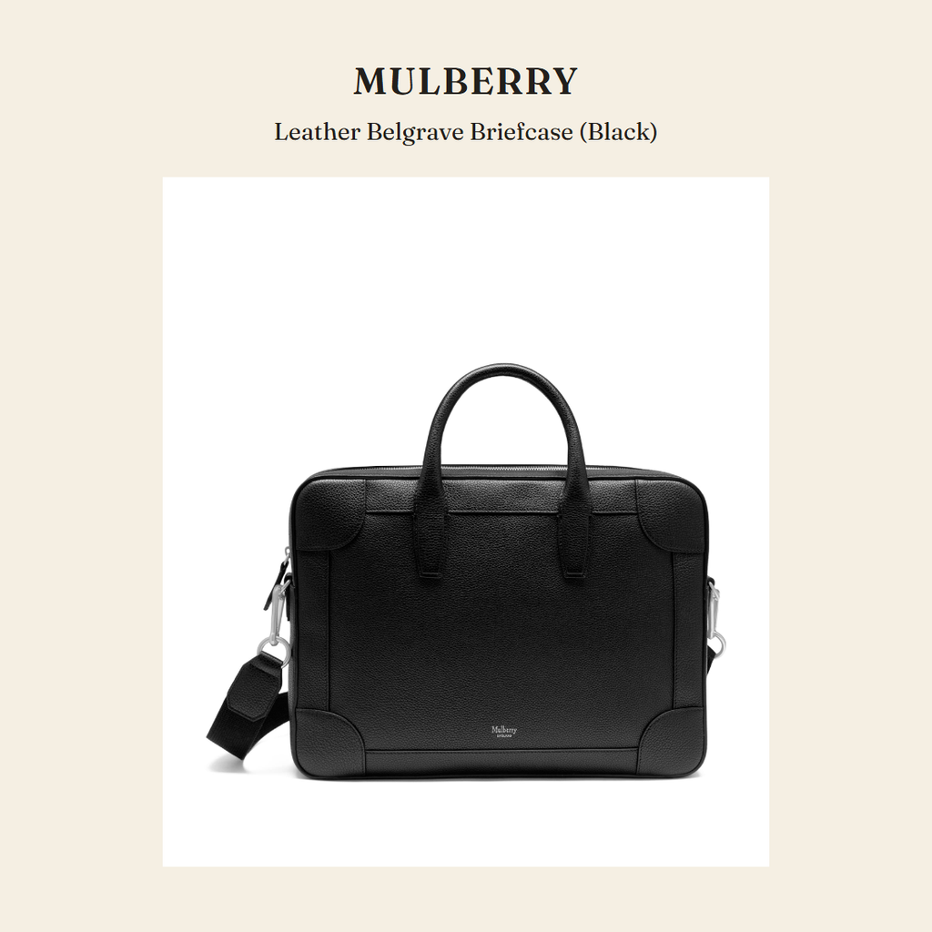 멀버리(Mulberry) Leather Belgrave Briefcase (Black) 가방 - 영국 정품 직수입 | Lhea UK(레아영국)