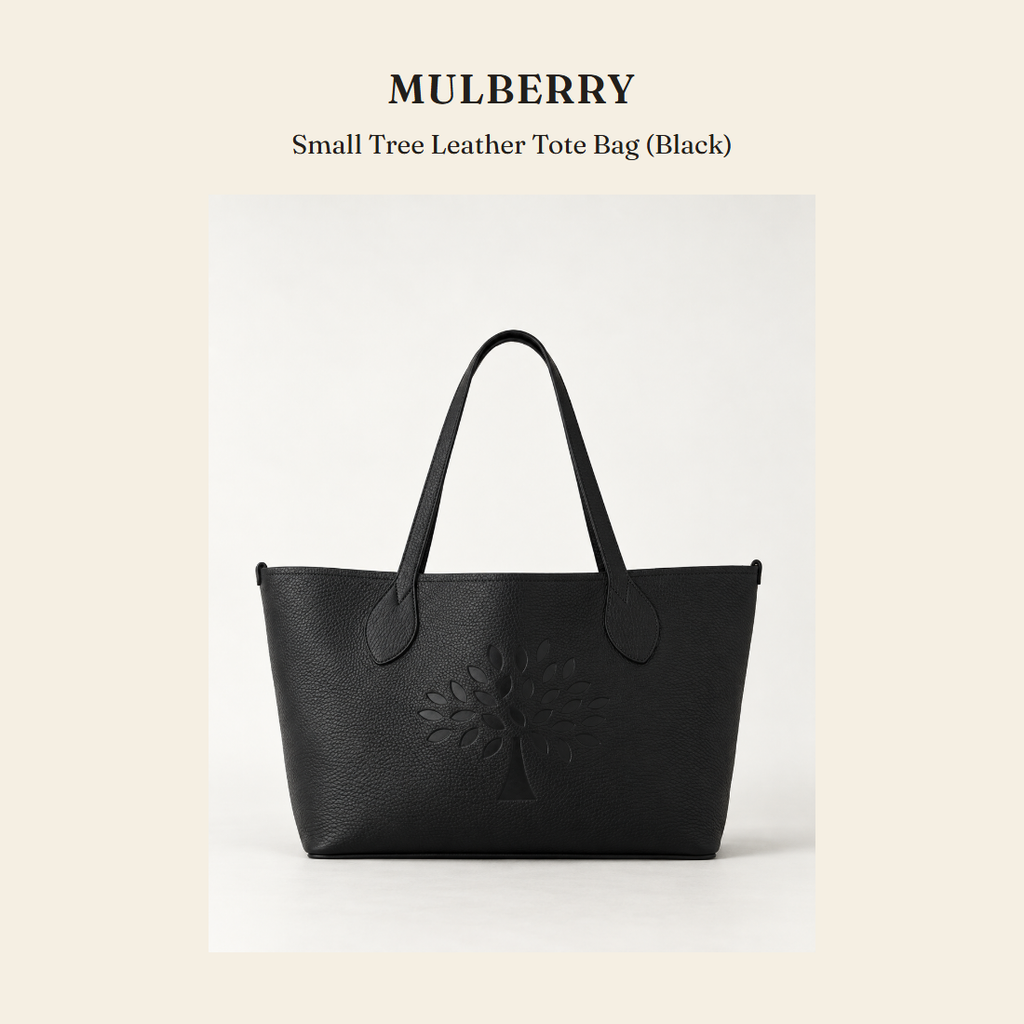 멀버리(Mulberry) Small Tree Leather Tote Bag (Black) 토트백 - 영국 정품 직수입 | Lhea UK(레아영국)