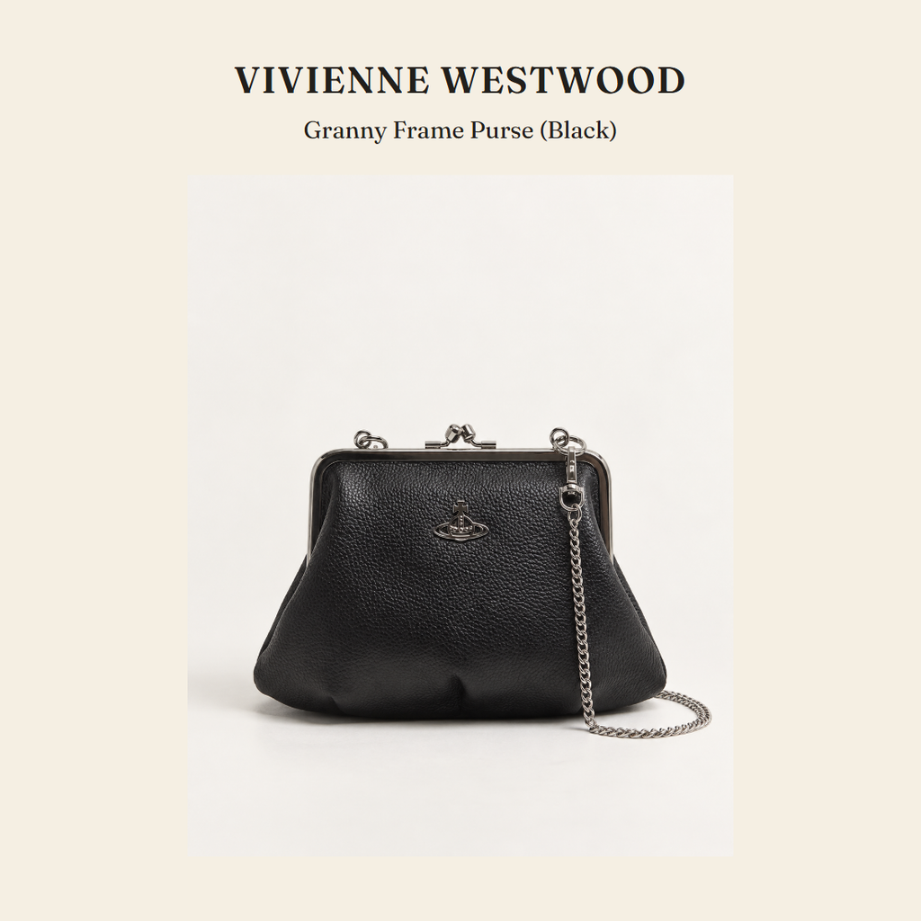 비비안 웨스트우드(Vivienne Westwood) Granny Frame Purse (Black) - 영국 정품 직수입 | Lhea UK(레아영국)