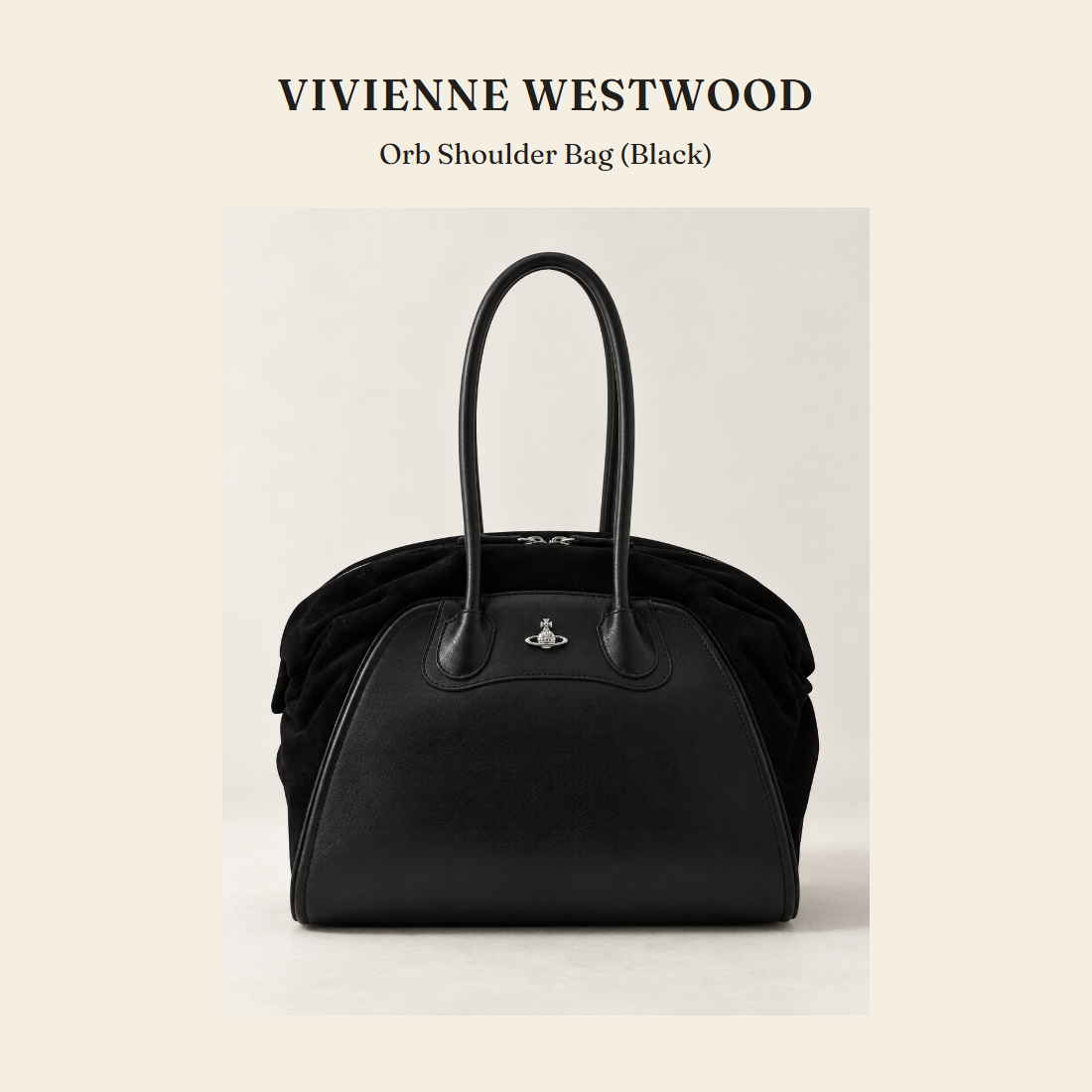 비비안 웨스트우드(Vivienne Westwood) Orb Shoulder Bag (Black) 숄더백 - 영국 정품 직수입 | Lhea UK(레아영국)