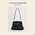 비비안 웨스트우드(Vivienne Westwood) Logo Clutch (Black) - 영국직구 정품 | 레아영국